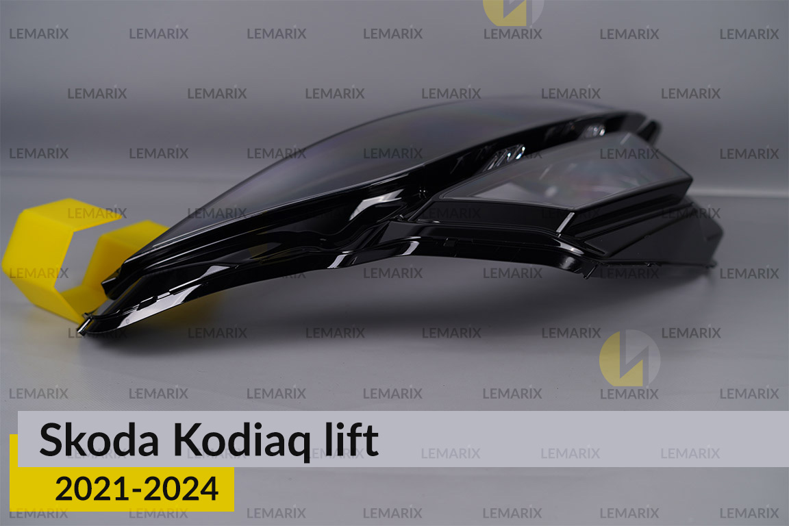 Скло фари Skoda Kodiaq CH (2021-2024) рест праве