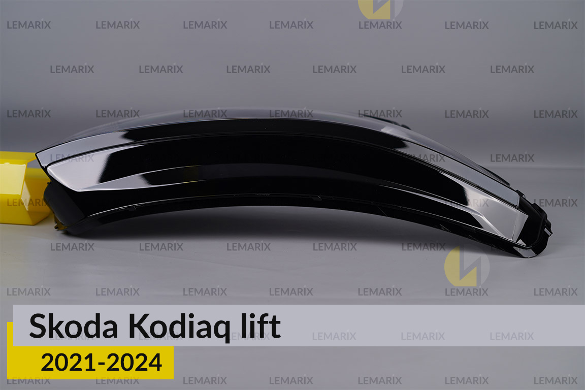 Скло фари Skoda Kodiaq CH (2021-2024) рест праве