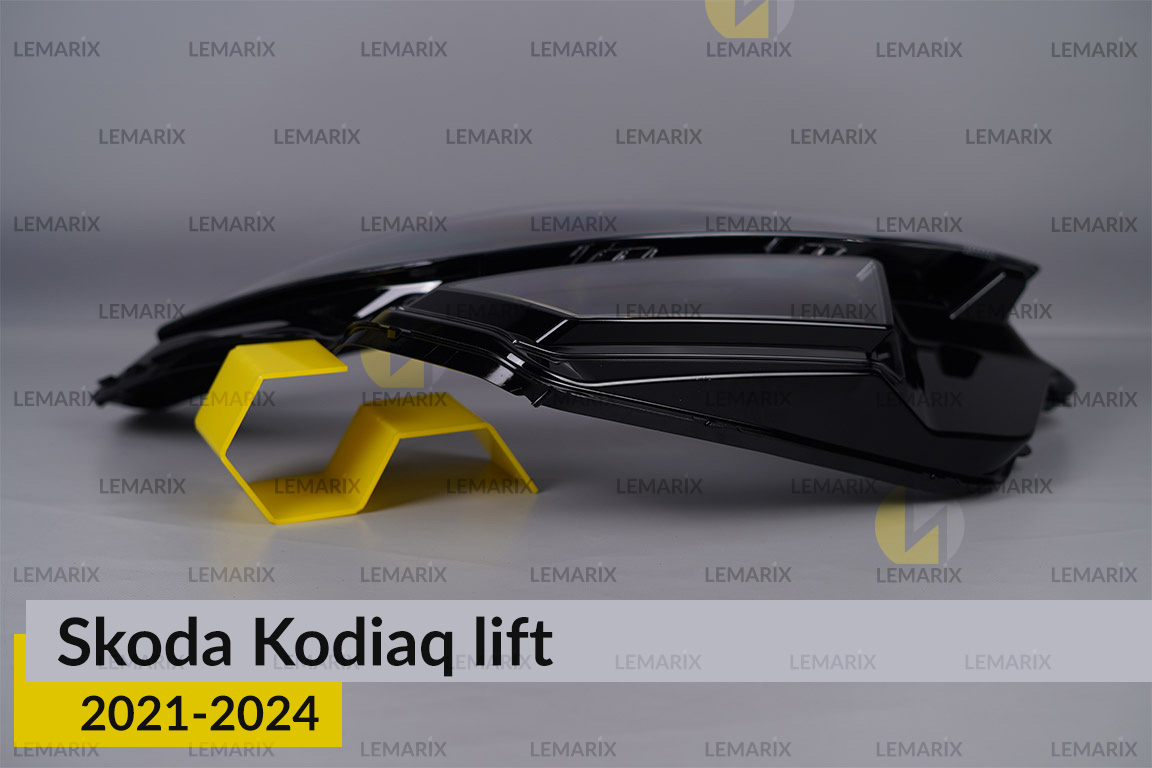 Скло фари Skoda Kodiaq (2021-2024) рест праве