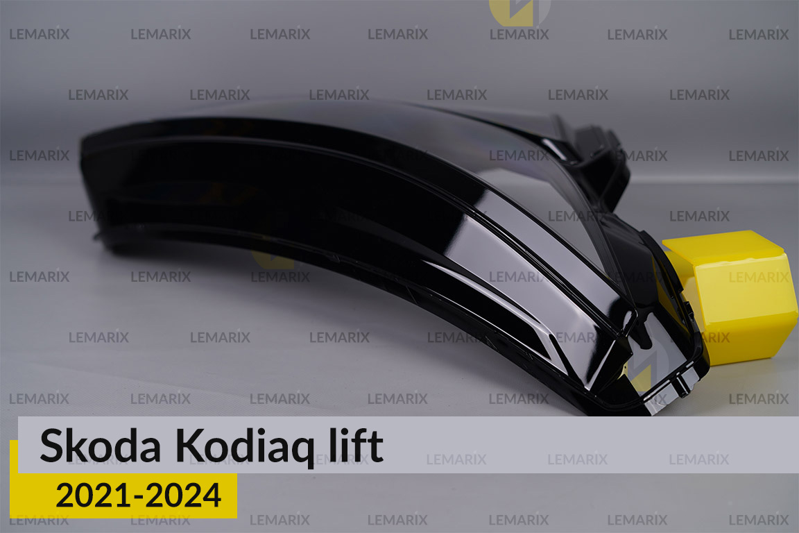 Скло фари Skoda Kodiaq (2021-2024) рест праве