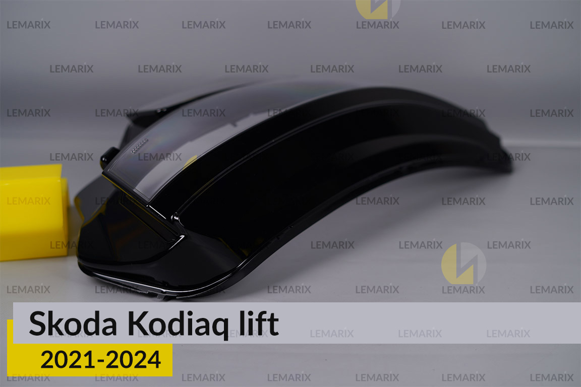 Скло фари Skoda Kodiaq (2021-2024) рест праве