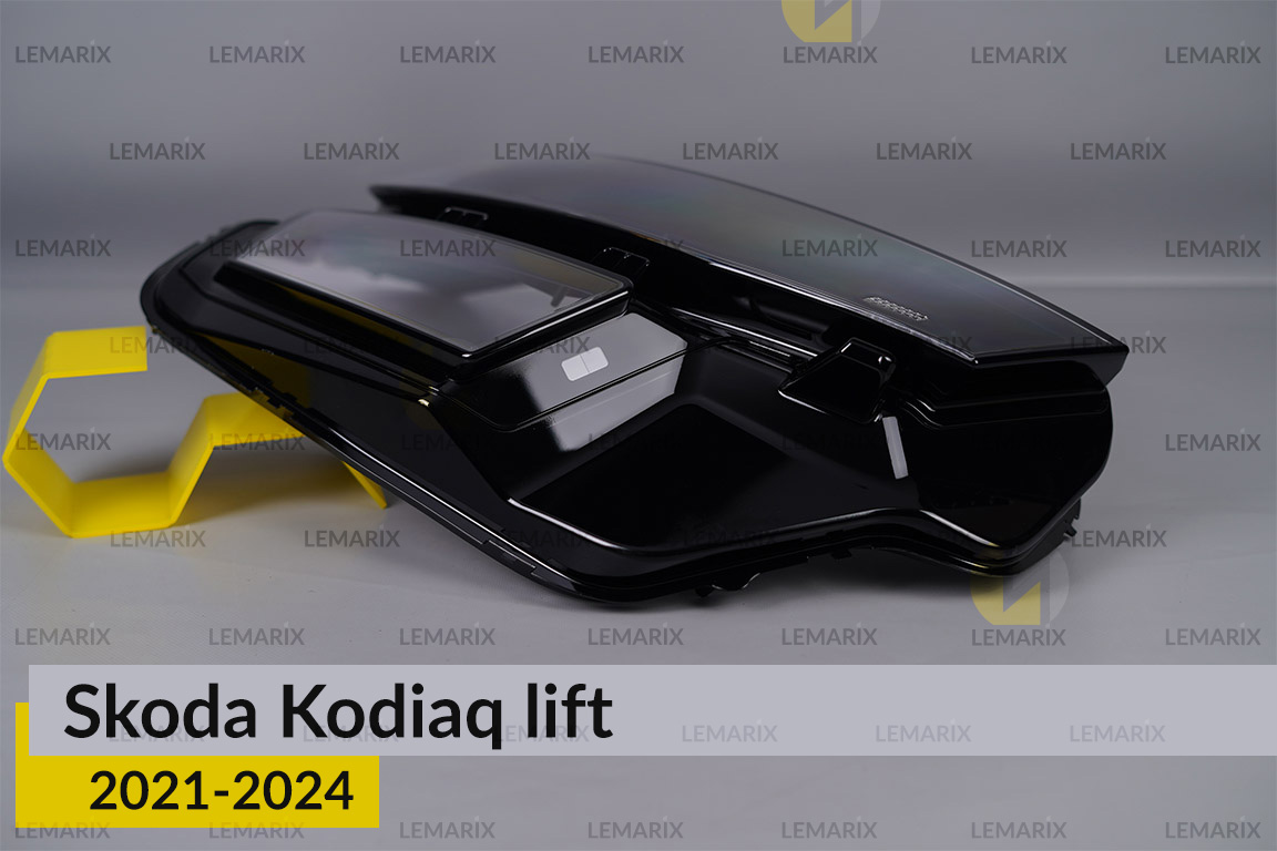 Скло фари Skoda Kodiaq (2021-2024) рест праве
