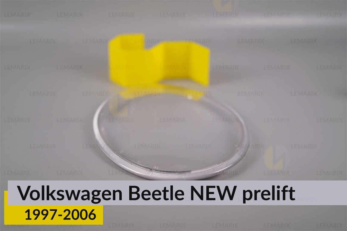 Скло фари VW Volkswagen Beetle NEW (1997-2006) дорест ліве