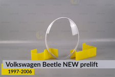 Стекло фары VW Volkswagen Beetle NEW (1997-2006) дорест левое