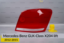 Стекло заднего фонаря Mercedes-Benz GLK-Class X204 (2012-2015) рест правое