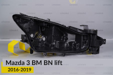 Корпус фари Mazda 3 BM BN (2016-2019) рест правий