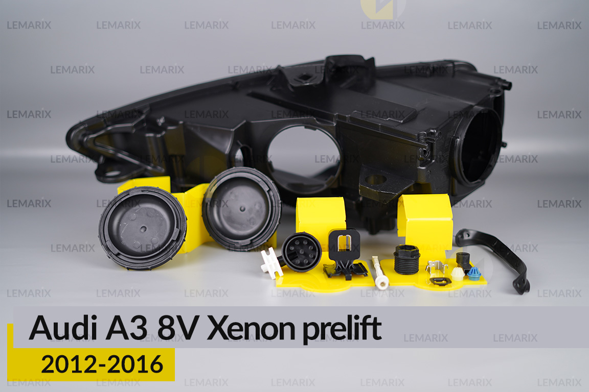 Сервісний комплект корпуса фар Audi A3 8V Xenon (2012-2016) дорест правий