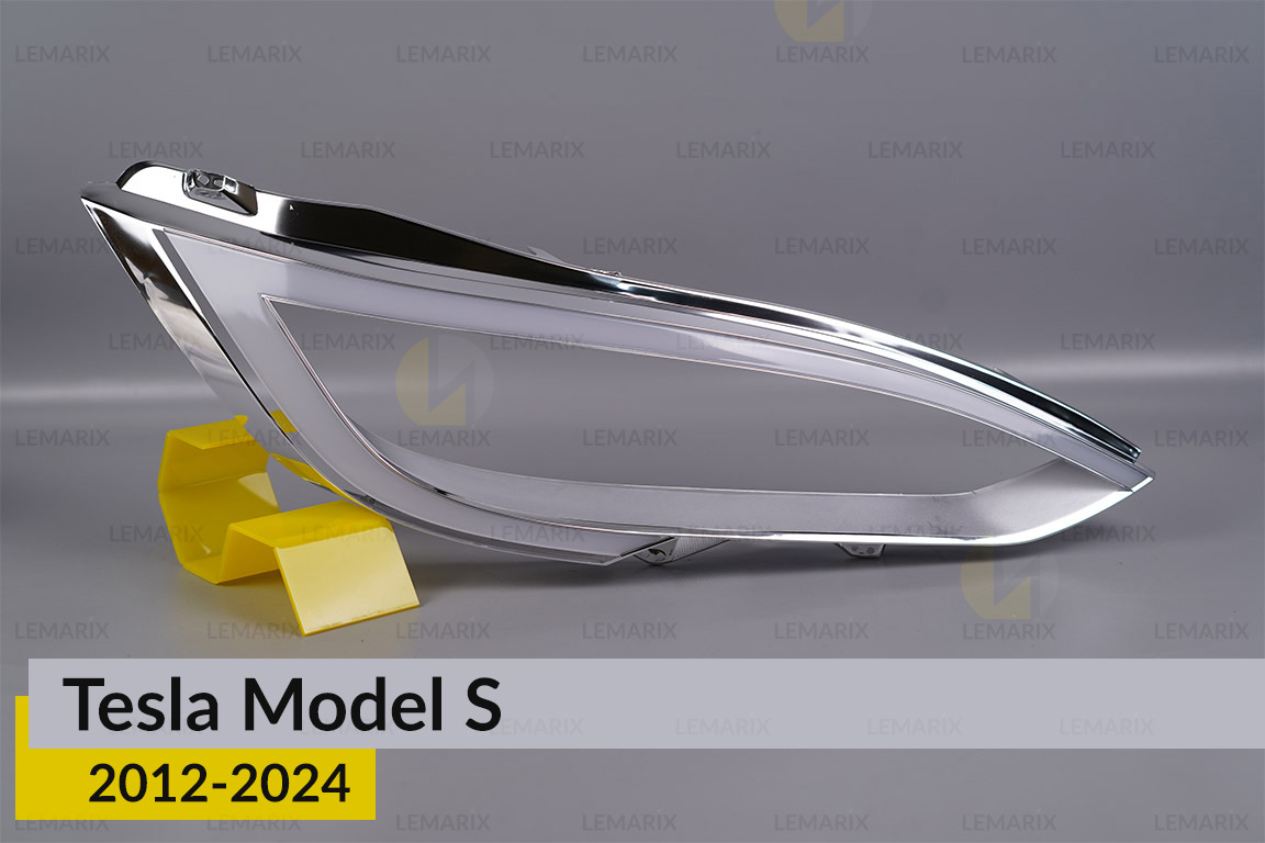 Хромована декоративна маска Tesla Model S (2012-2024) права