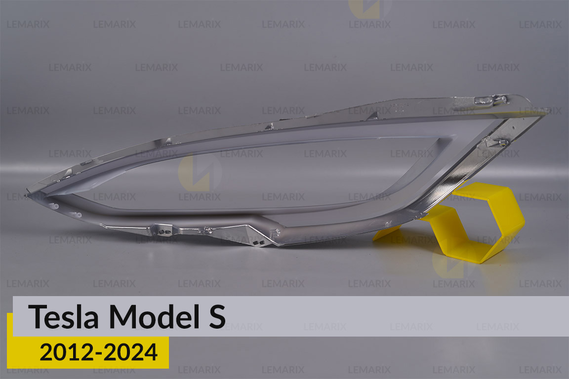 Хромована декоративна маска Tesla Model S (2012-2024) права