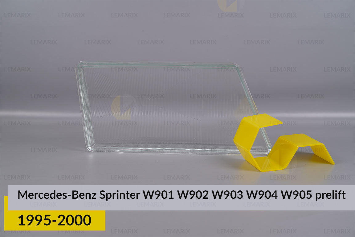 Скло фари Mercedes-Benz Sprinter W901 W902 W903 W904 W905 (1995-2000) дорест ліве
