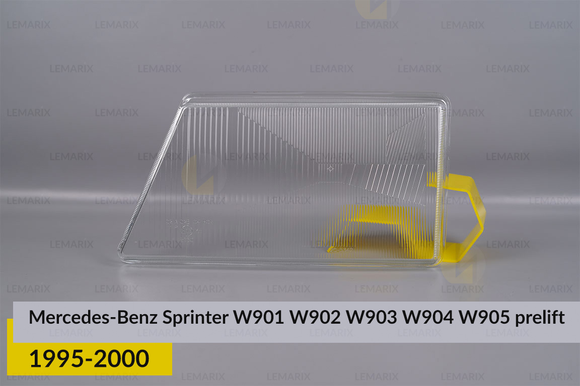 Скло фари Mercedes-Benz Sprinter W901 W902 W903 W904 W905 (1995-2000) дорест ліве