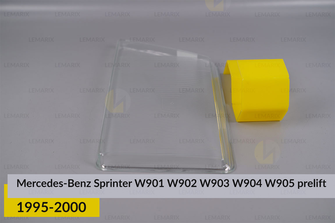 Скло фари Mercedes-Benz Sprinter W901 W902 W903 W904 W905 (1995-2000) дорест ліве