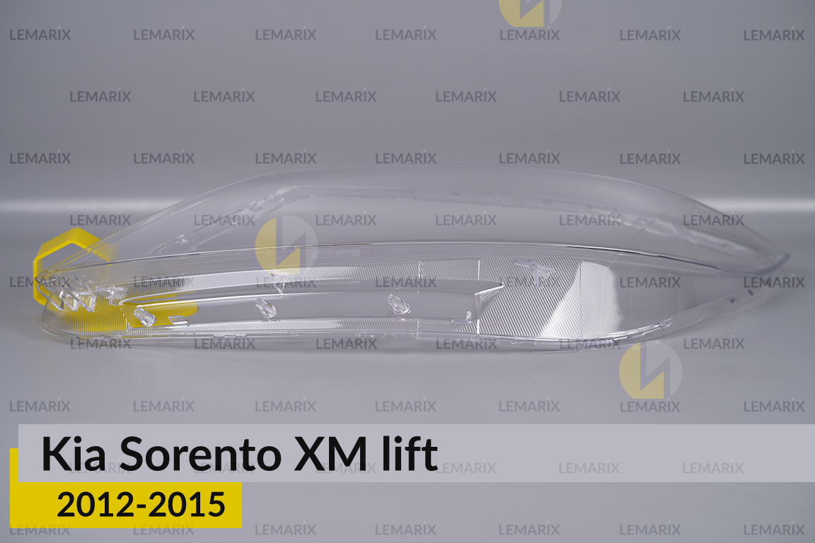Скло фари KIA Sorento XM (2012-2015) рест ліве