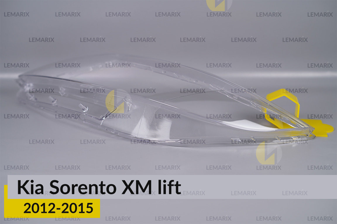 Скло фари KIA Sorento XM (2012-2015) рест ліве