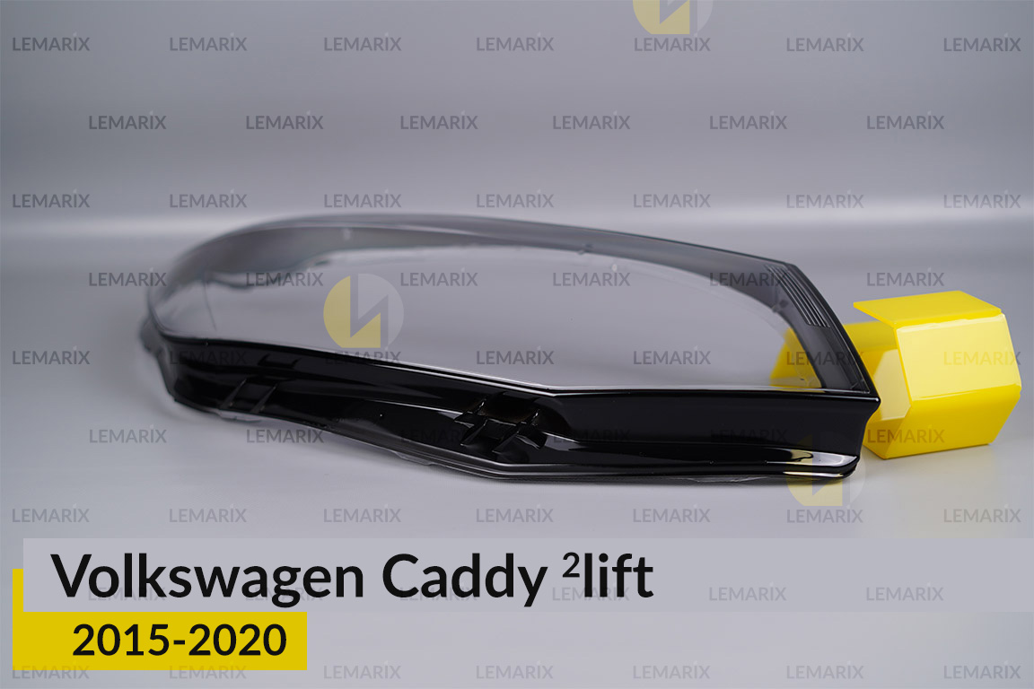 Скло фари VW Volkswagen Caddy (2015-2020) 2 рест праве