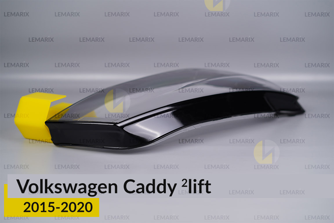 Скло фари VW Volkswagen Caddy (2015-2020) 2 рест праве
