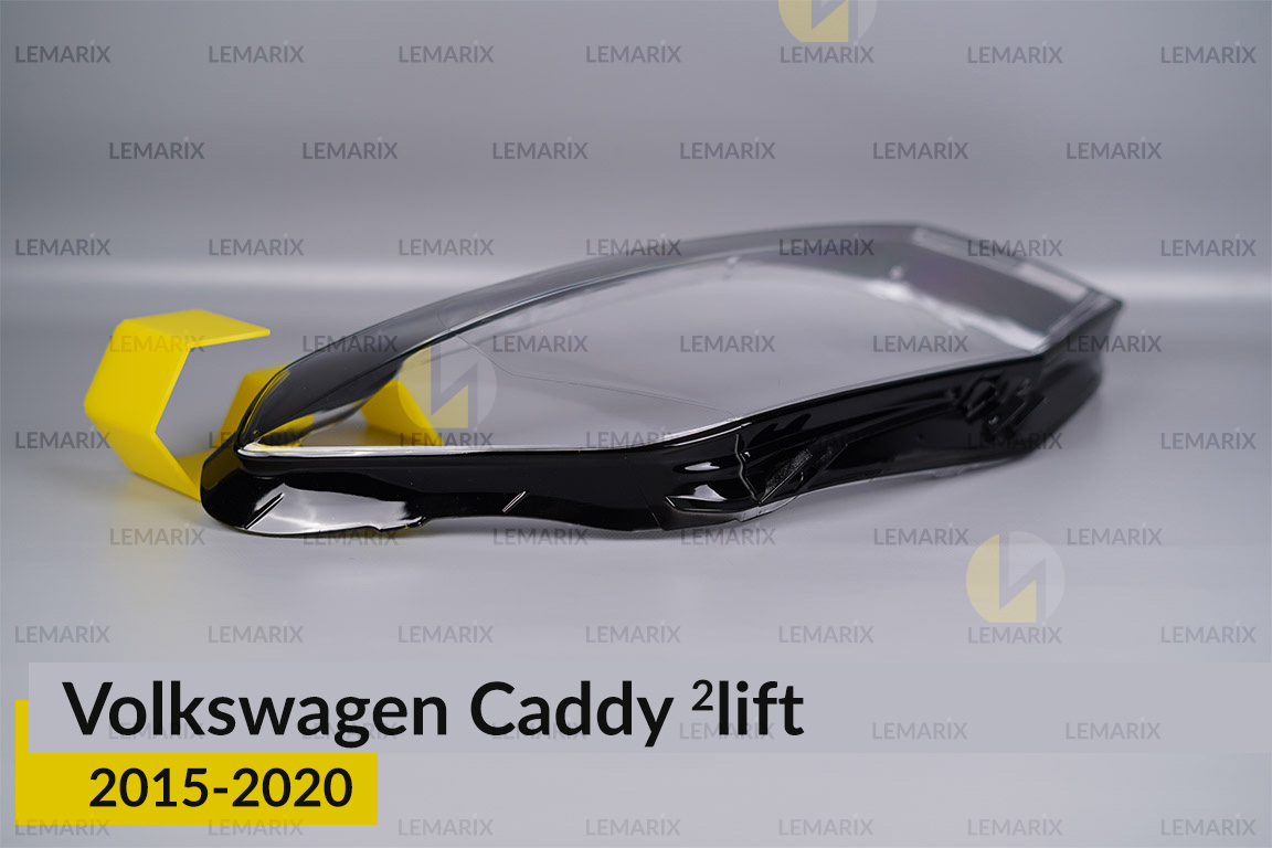 Скло фари VW Volkswagen Caddy (2015-2020) 2 рест праве