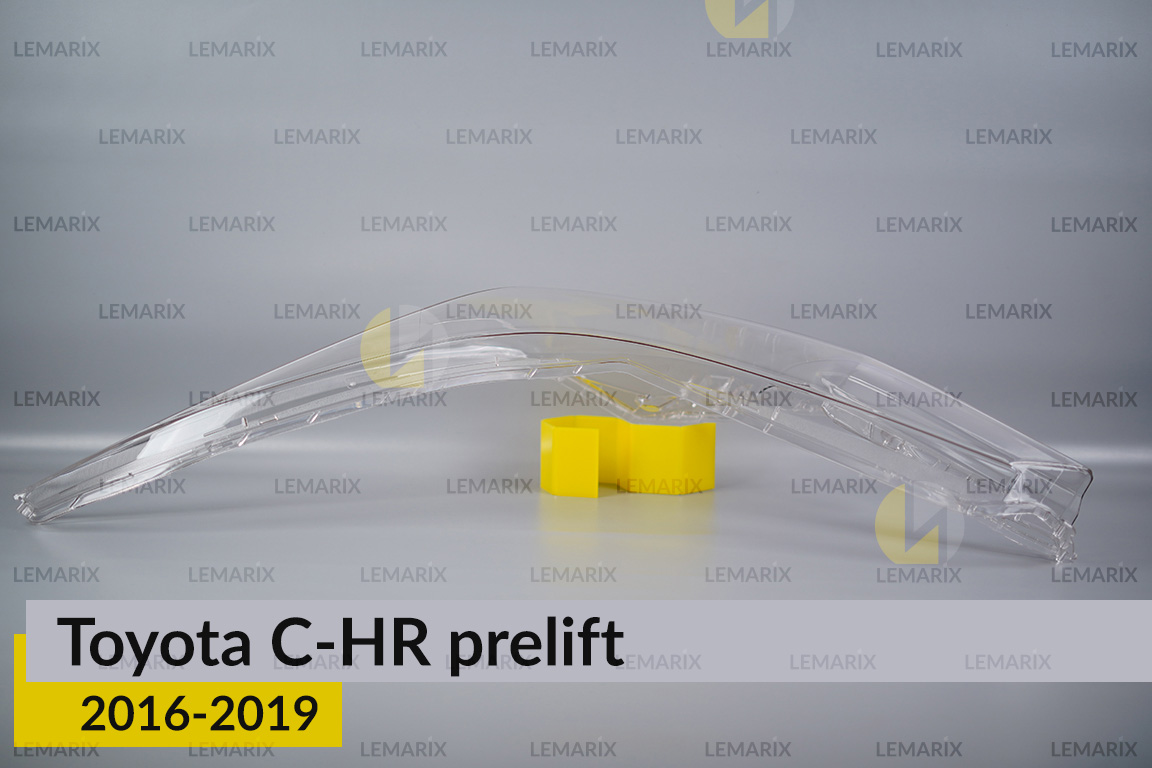 Скло фари Toyota C-HR (2016-2019) дорест ліве