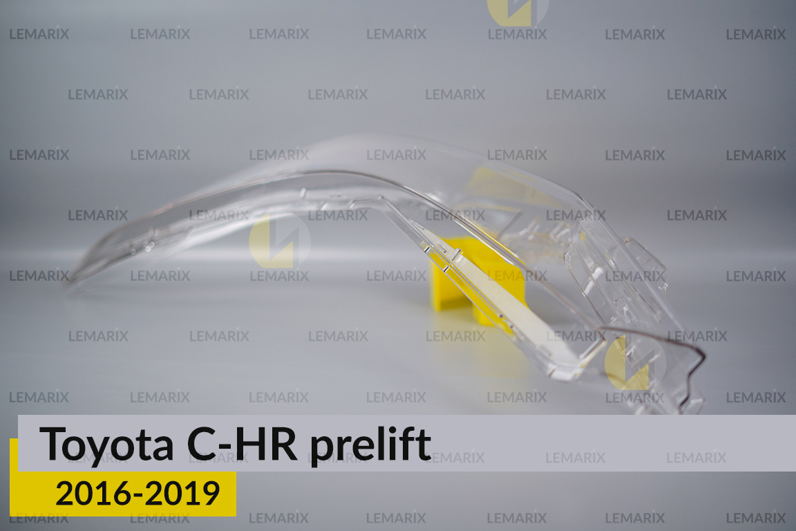 Скло фари Toyota C-HR (2016-2019) дорест ліве