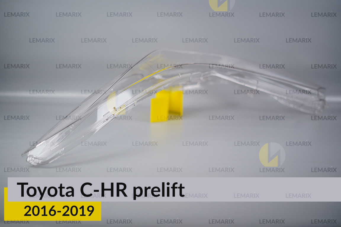 Скло фари Toyota C-HR (2016-2019) дорест ліве