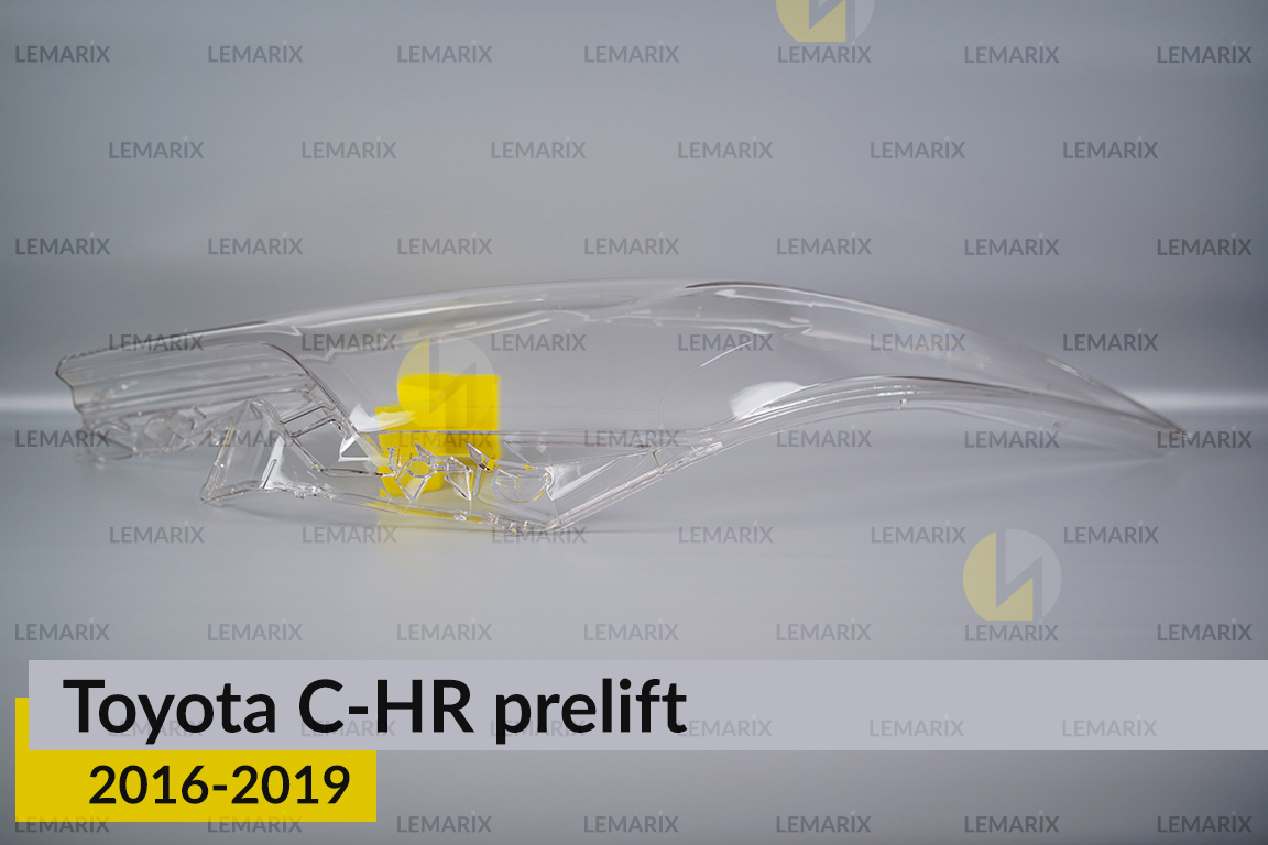 Скло фари Toyota C-HR (2016-2019) дорест ліве