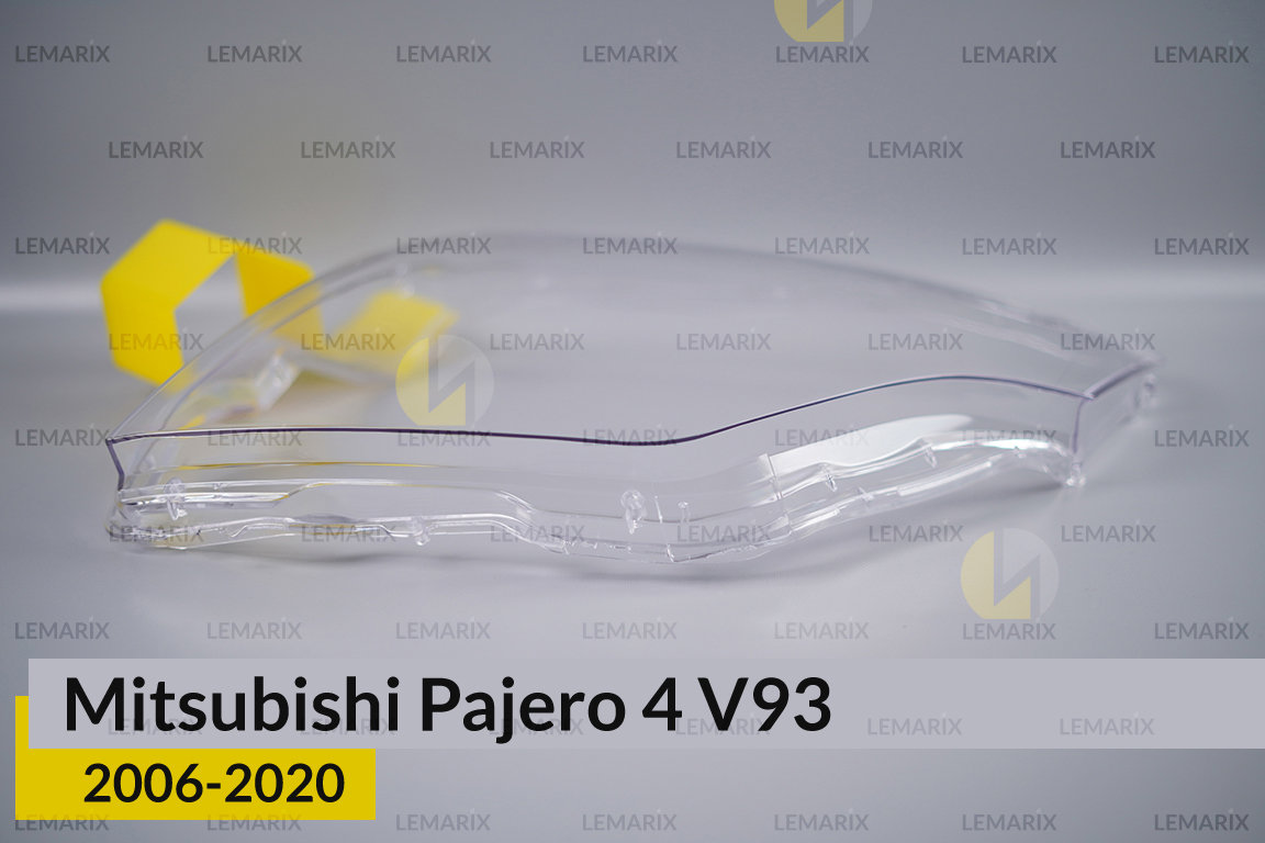 Скло фари Mitsubishi Pajero 4 V93 (2006-2020) ліве
