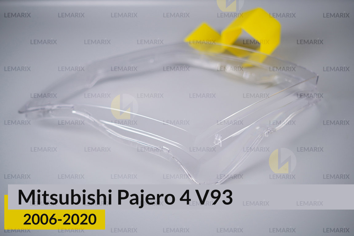 Скло фари Mitsubishi Pajero 4 V93 (2006-2020) ліве