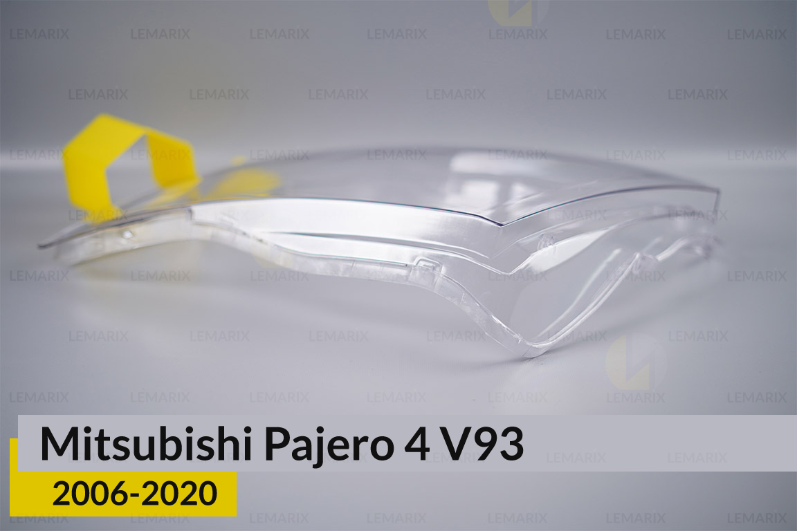 Скло фари Mitsubishi Pajero 4 V93 (2006-2020) ліве