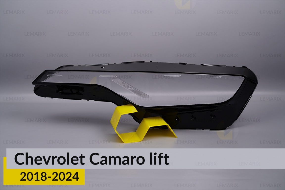 Скло фари Chevrolet Camaro SS (2018-2024) рест ліве