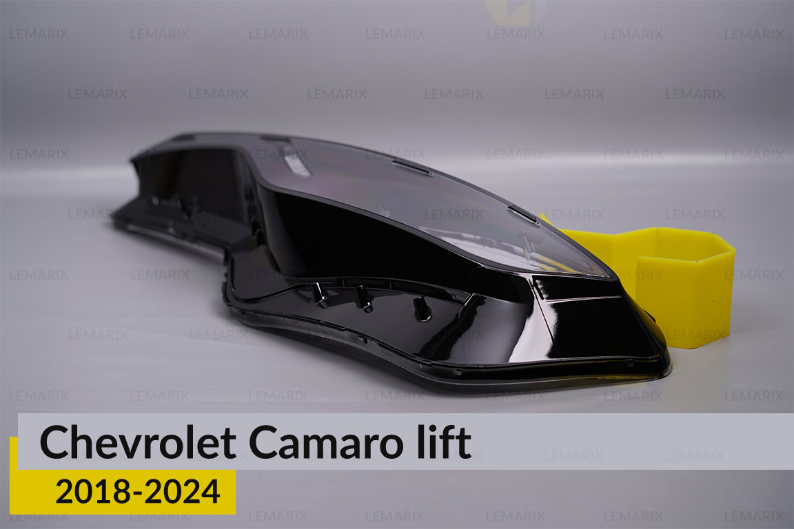 Скло фари Chevrolet Camaro SS (2018-2024) рест ліве