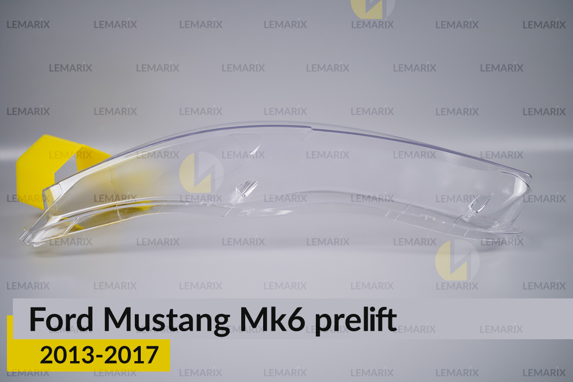 Скло фари Ford Mustang Mk6 (2013-2017) дорест ліве