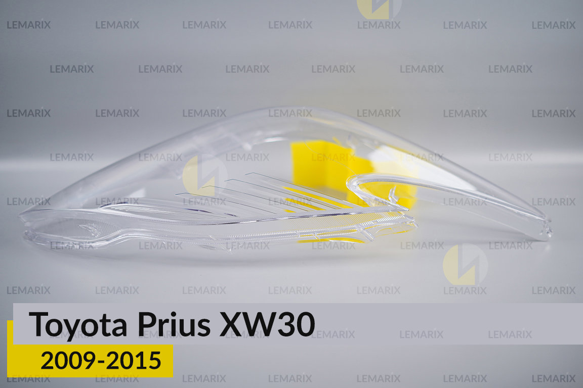 Скло фари Toyota Prius XW30 (2009-2015) праве