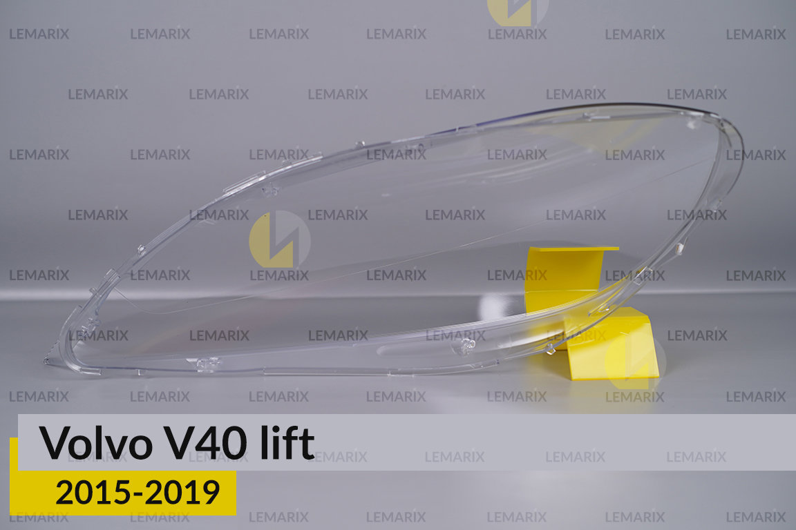 Скло фари Volvo V40 (2015-2019) рест праве