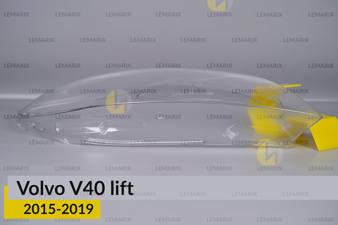 Скло фари Volvo V40 (2015-2019) рест праве