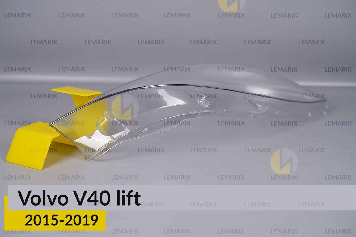 Скло фари Volvo V40 (2015-2019) рест праве