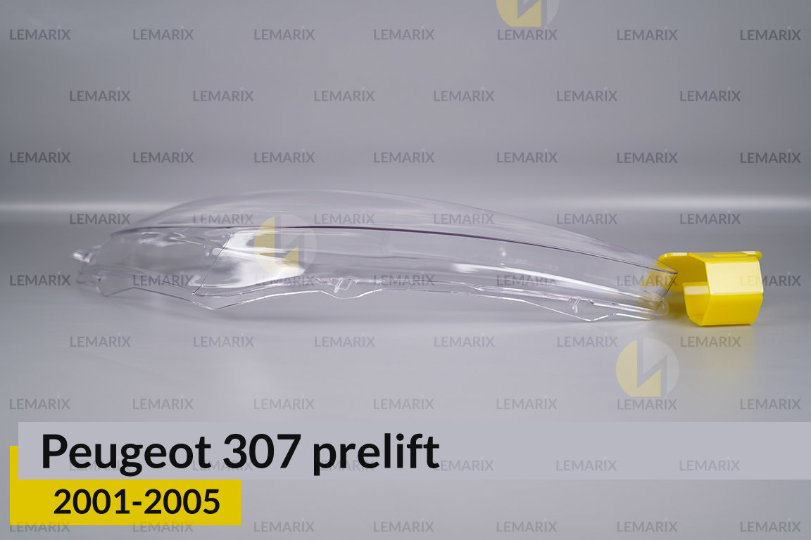 Скло фари Peugeot 307 (2001-2005) дорест праве