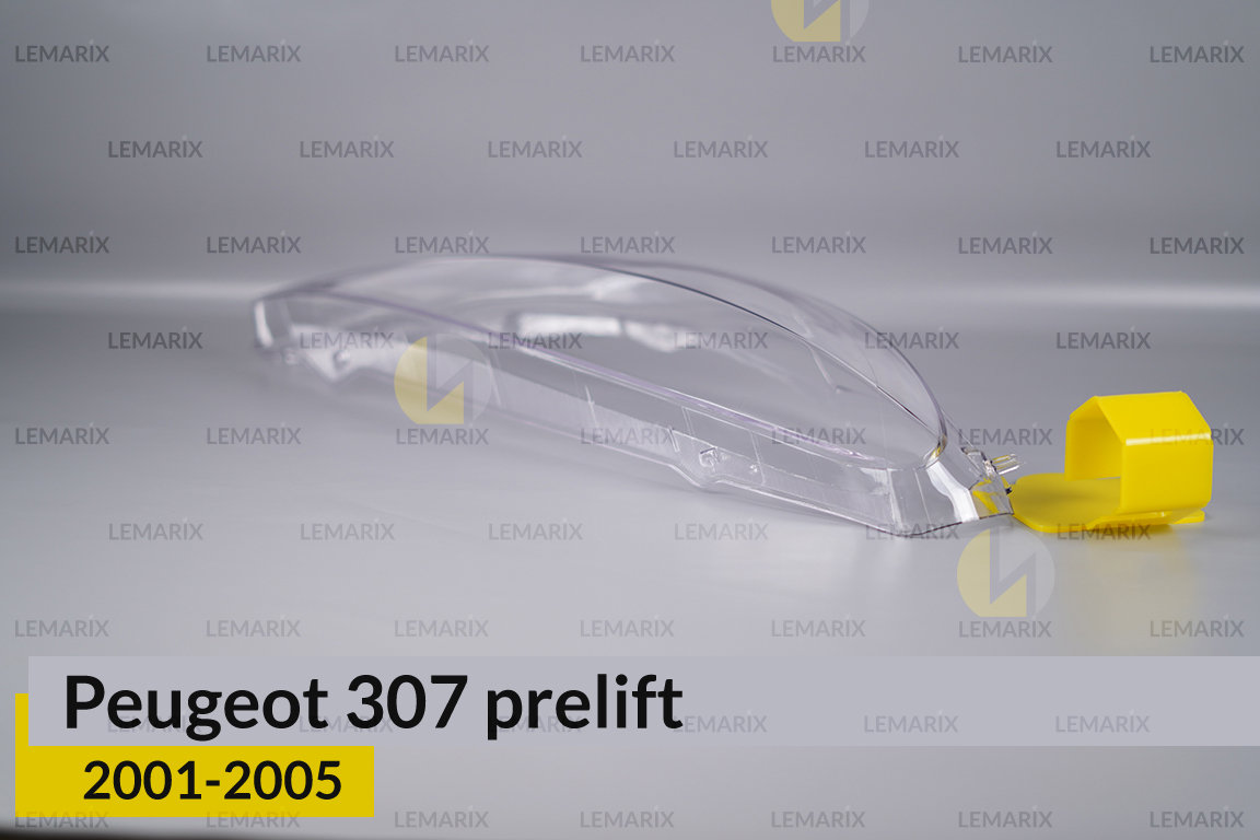 Скло фари Peugeot 307 (2001-2005) дорест праве