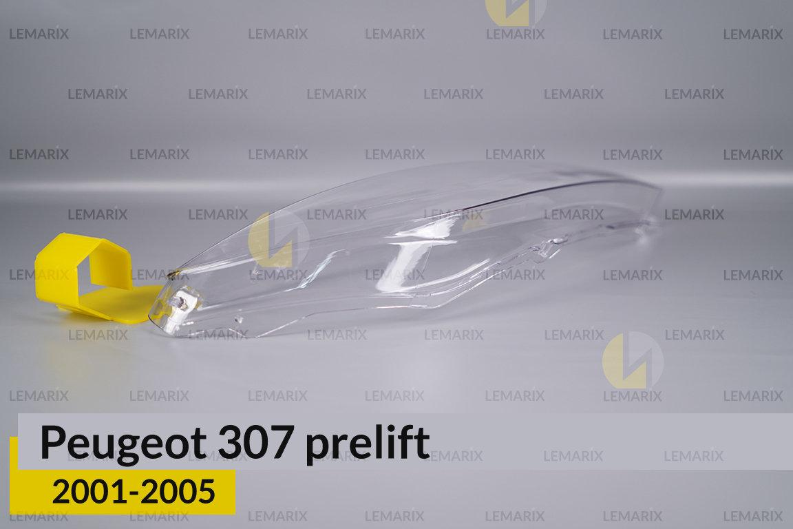Скло фари Peugeot 307 (2001-2005) дорест праве