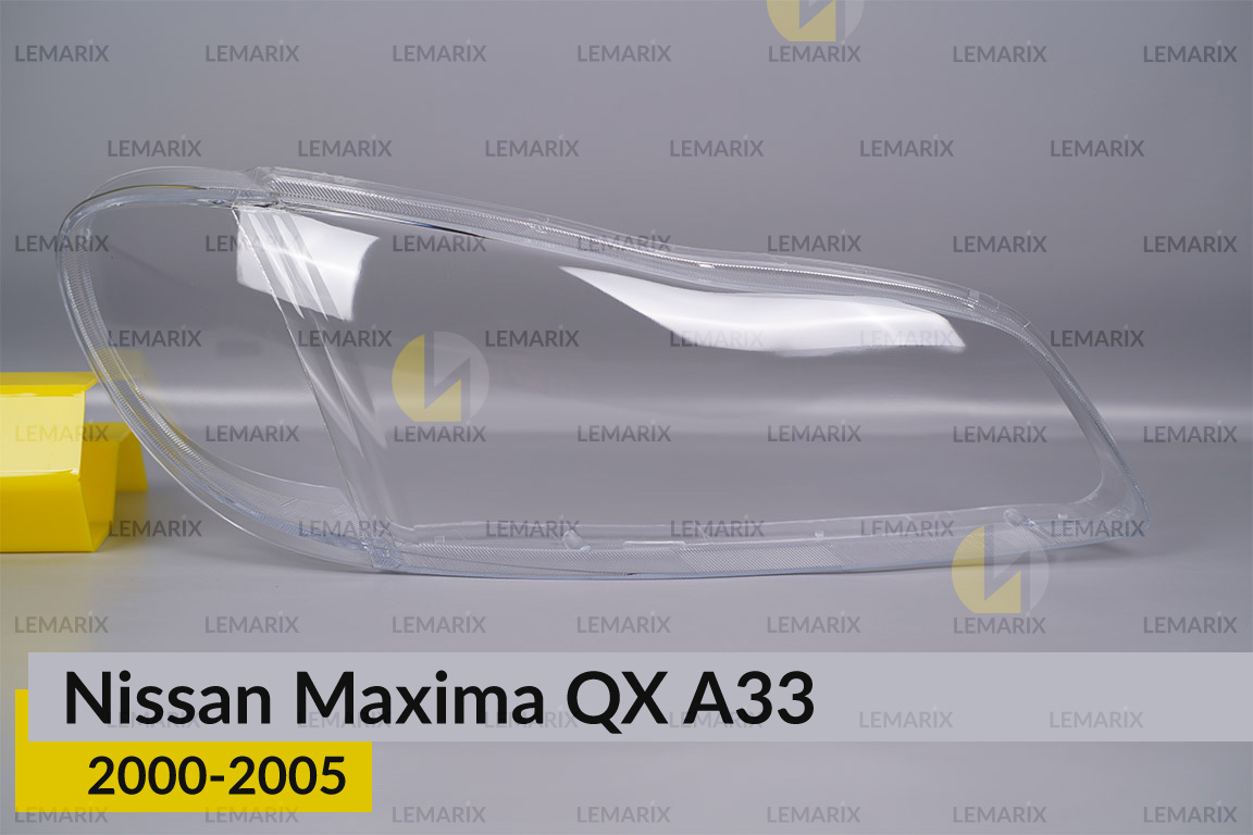 Скло фари Nissan Maxima QX A33 (2000-2005) праве