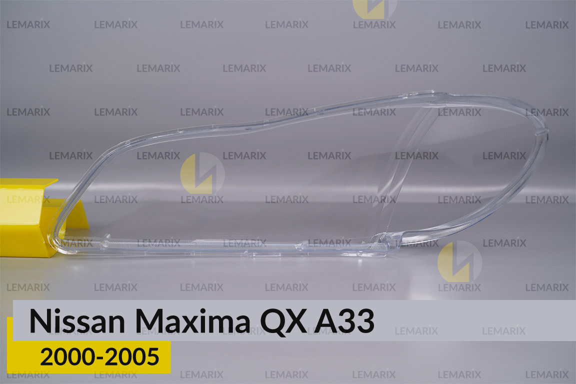 Скло фари Nissan Maxima QX A33 (2000-2005) праве