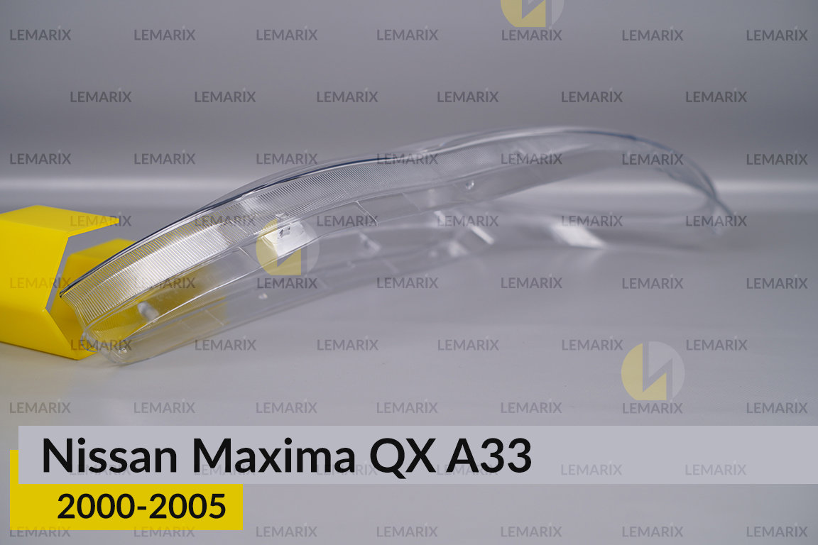 Скло фари Nissan Maxima QX A33 (2000-2005) праве