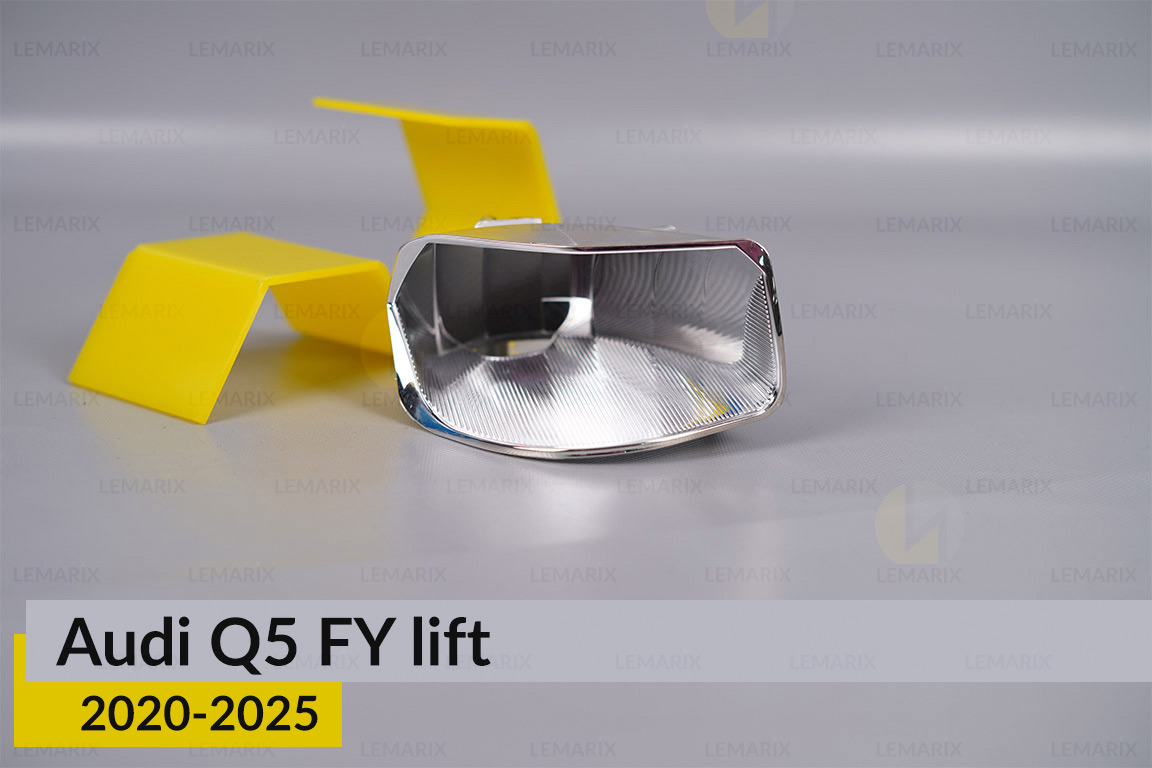 Хромированный абажур фары Audi Q5 FY (2020-2025) рест правый