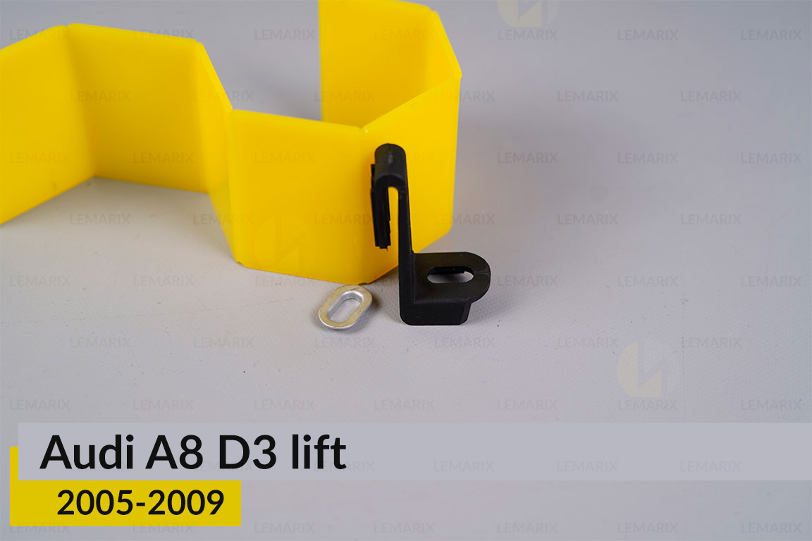 Ремкомплект кріплення корпуса фар кронштейн Audi A8 D3 (2005-2009) рест лівий/правий – 1 од.