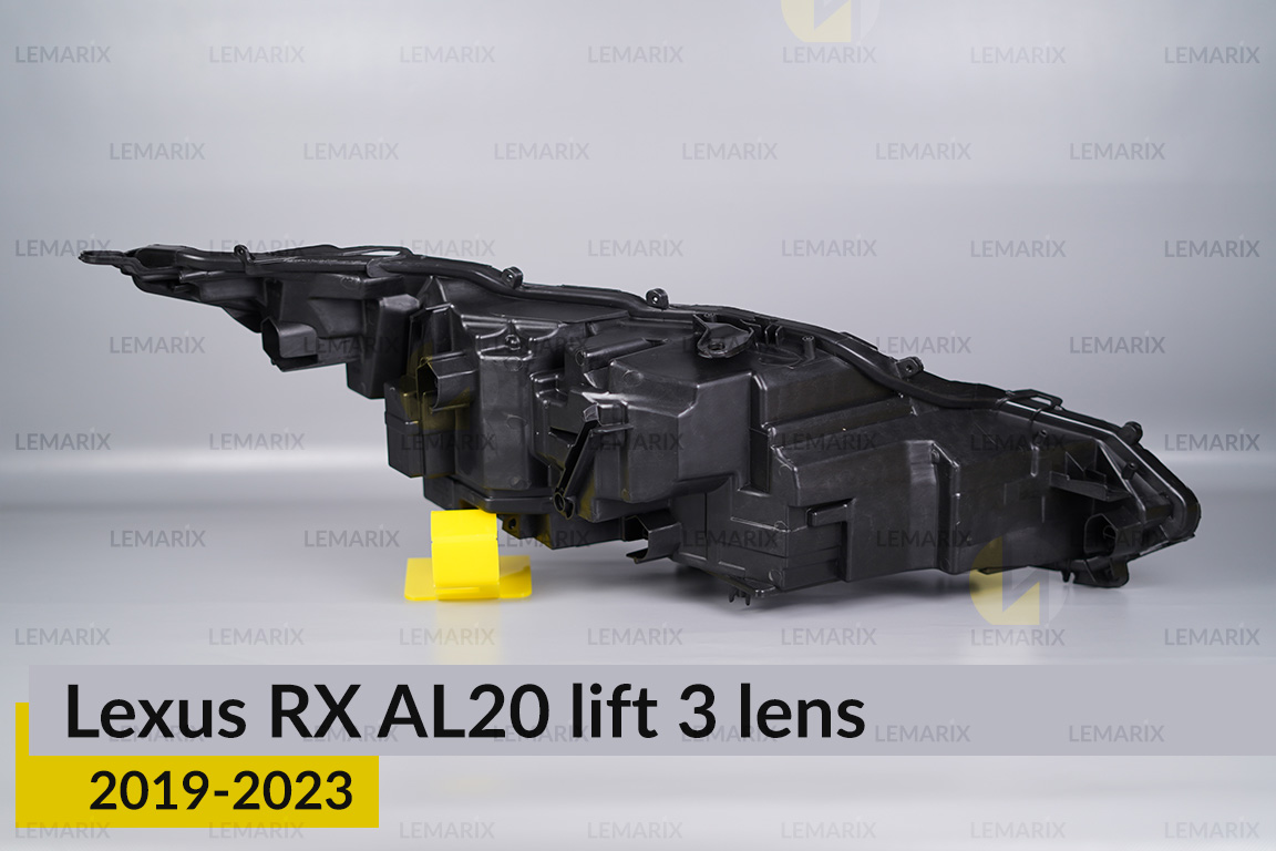 Корпус фари Lexus RX AL20 3 лінзи (2019-2023) рест лівий