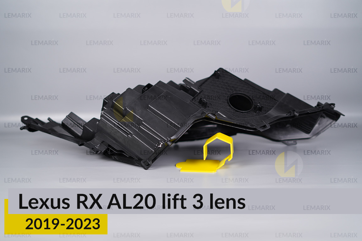 Корпус фари Lexus RX AL20 3 лінзи (2019-2023) рест лівий