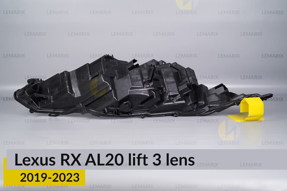 Корпус фари Lexus RX AL20 3 лінзи (2019-2023) рест лівий