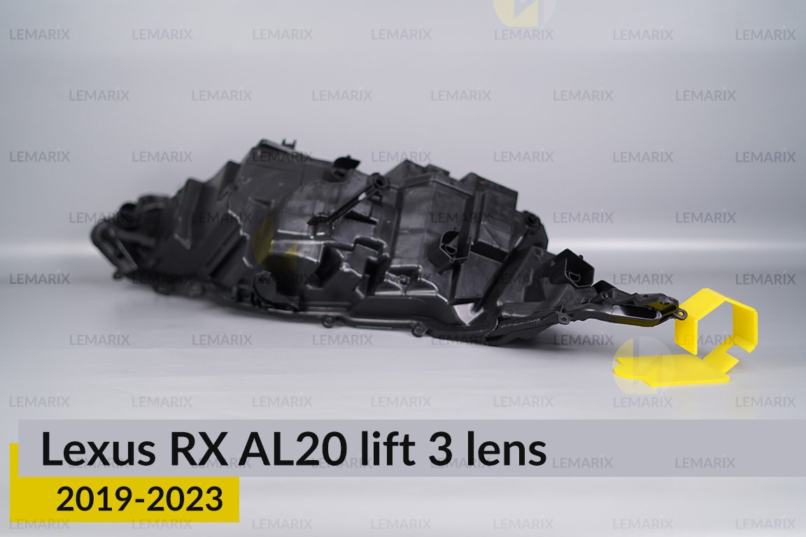 Корпус фари Lexus RX AL20 3 лінзи (2019-2023) рест лівий
