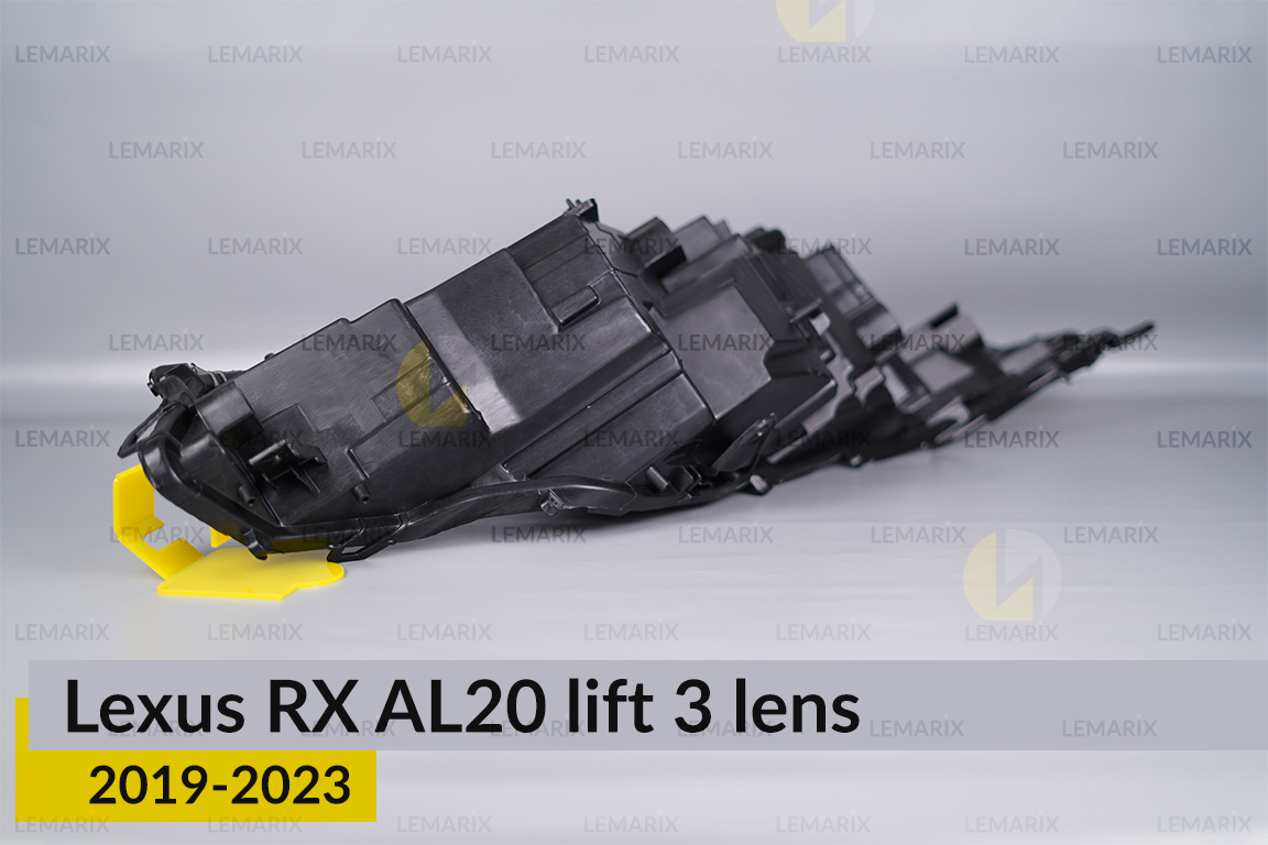 Корпус фари Lexus RX AL20 3 лінзи (2019-2023) рест лівий