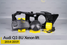 Сервісний комплект корпуса фар Audi Q3 8U Xenon (2014-2019) рест правий