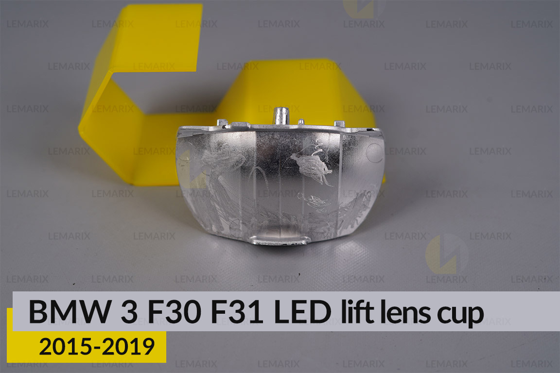 Хромована декоративна чаша велика BMW 3 F30 F31 LED (2015-2019) рест права